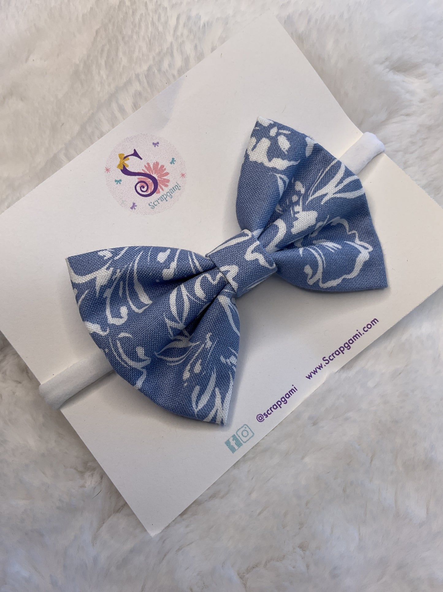 Sky flower Bloomer with bow