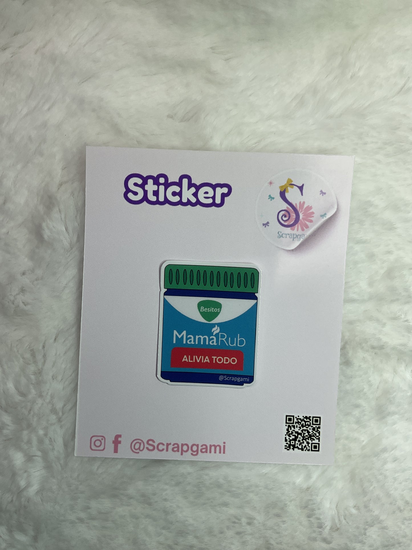 Mama rub Sticker