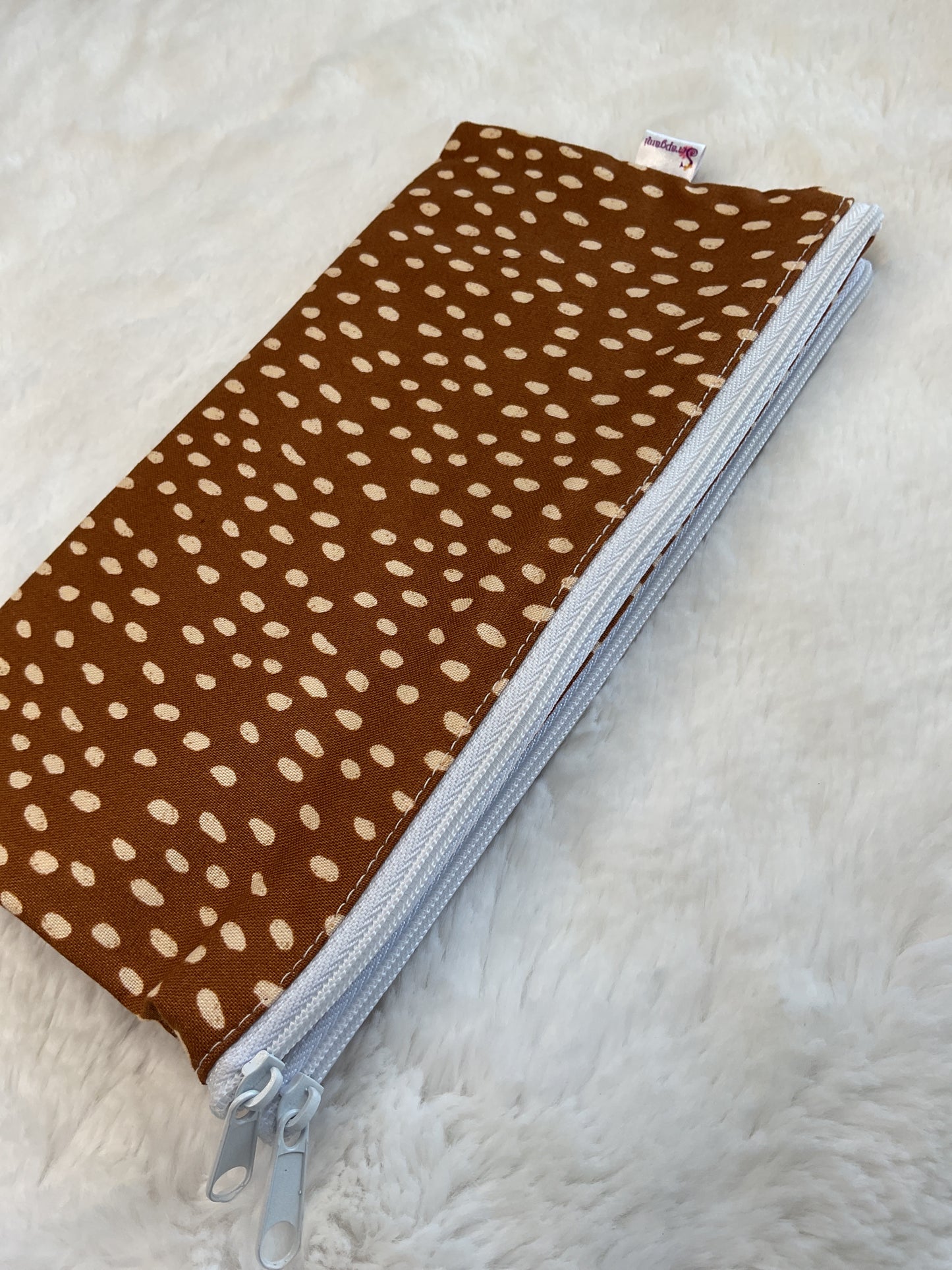 Personal Storage Brown Dot