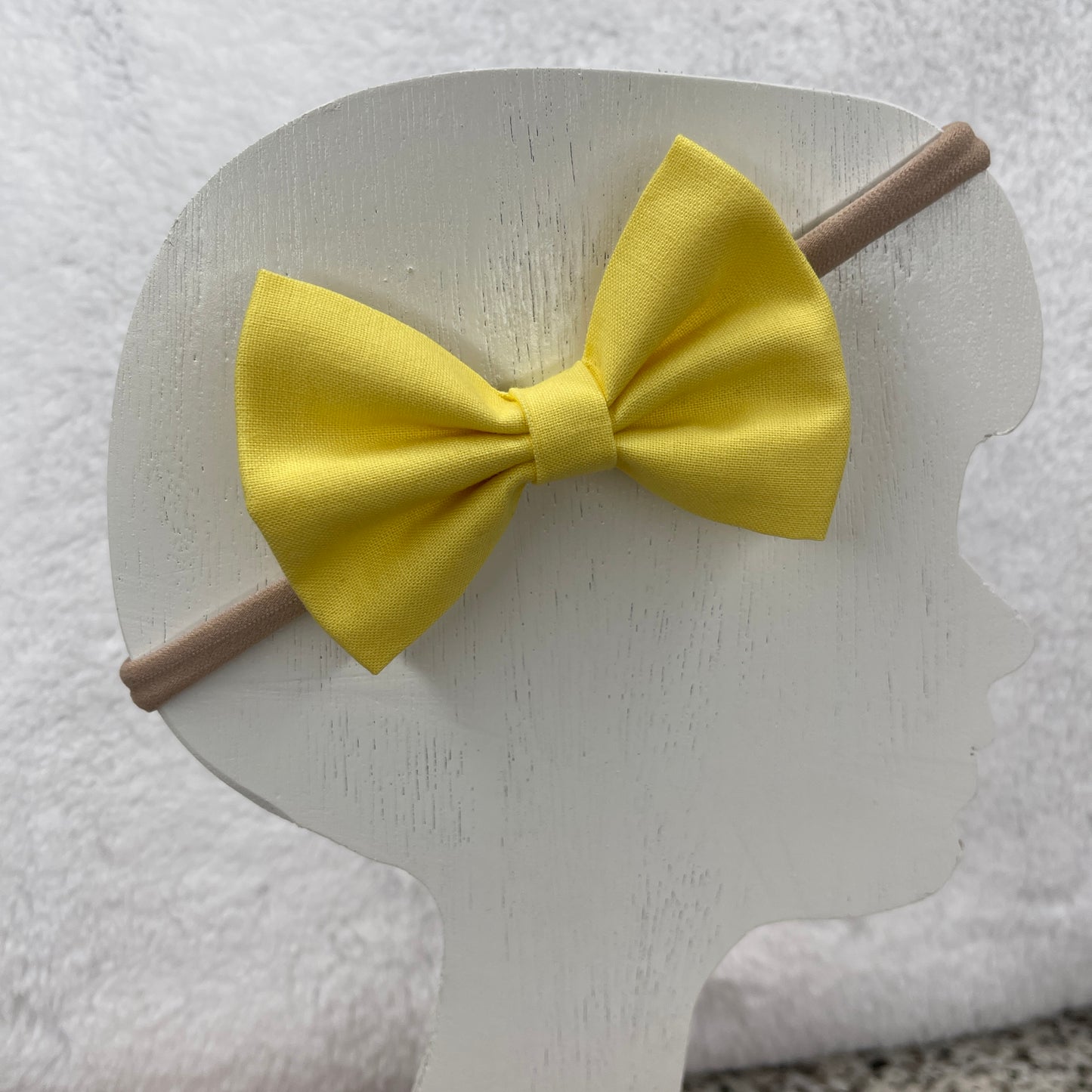 Yellow Headband Mini Bow