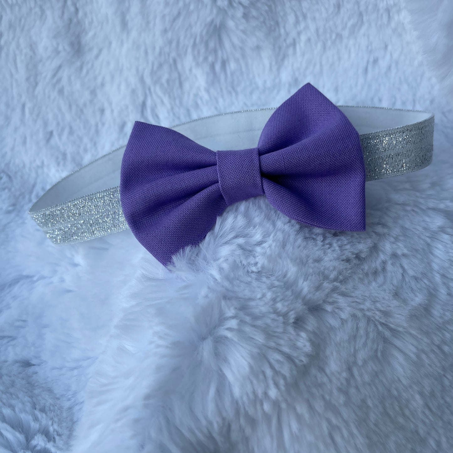Purple Headband Baby 0-3 M