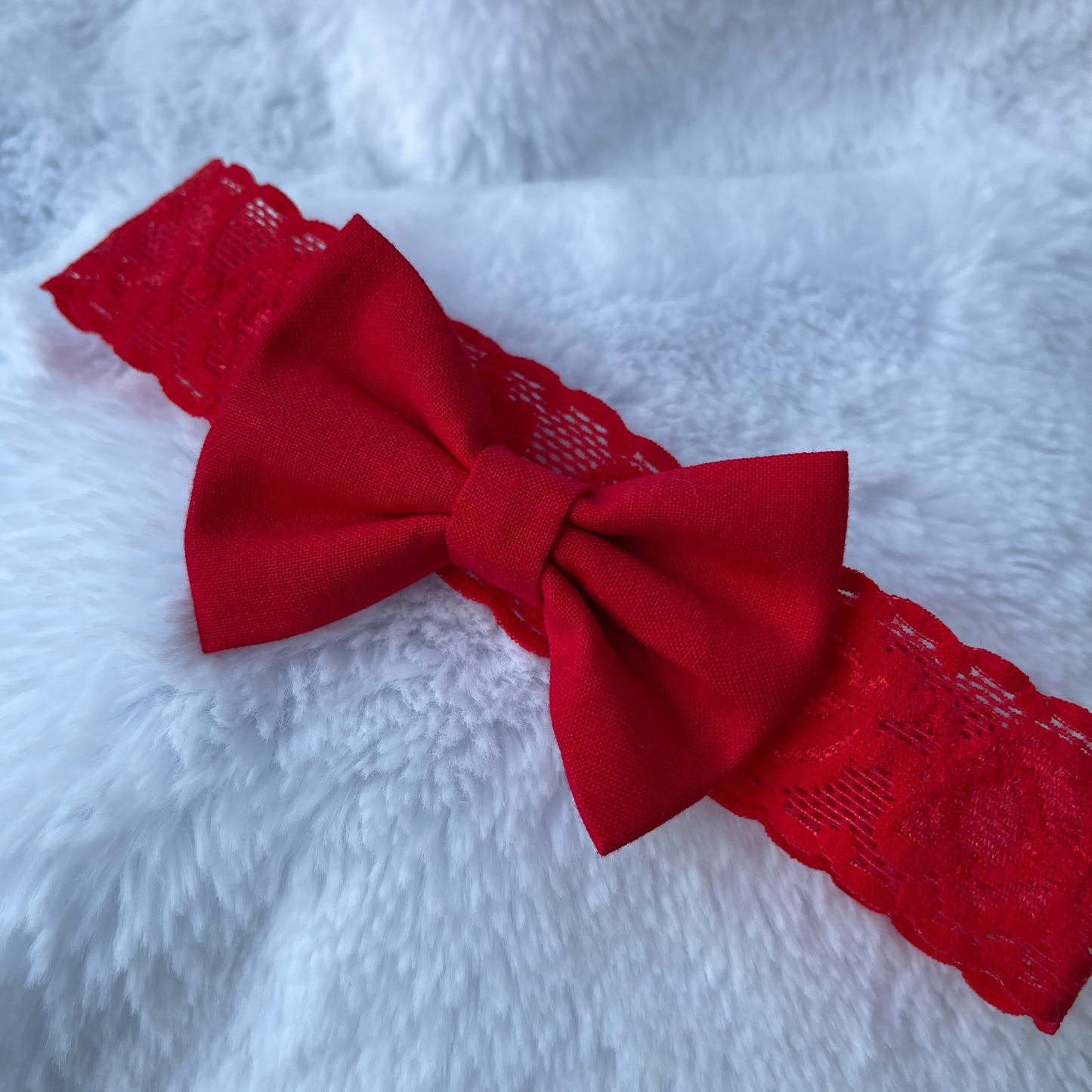 Red Headband Baby 3-6 M