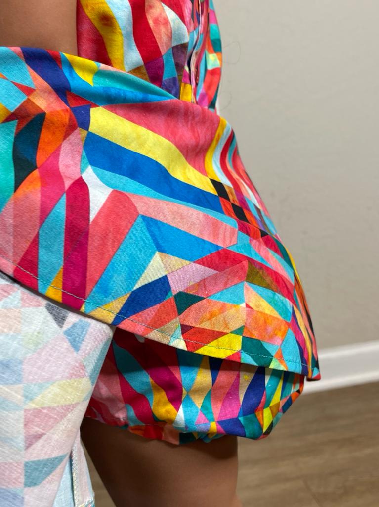 Dances dress mix color