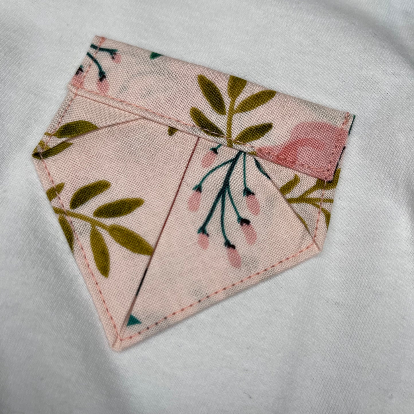 Peach origami T-shirt