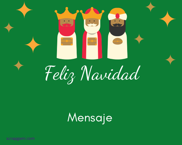 Reyes Feliz Navidad Greeting Card