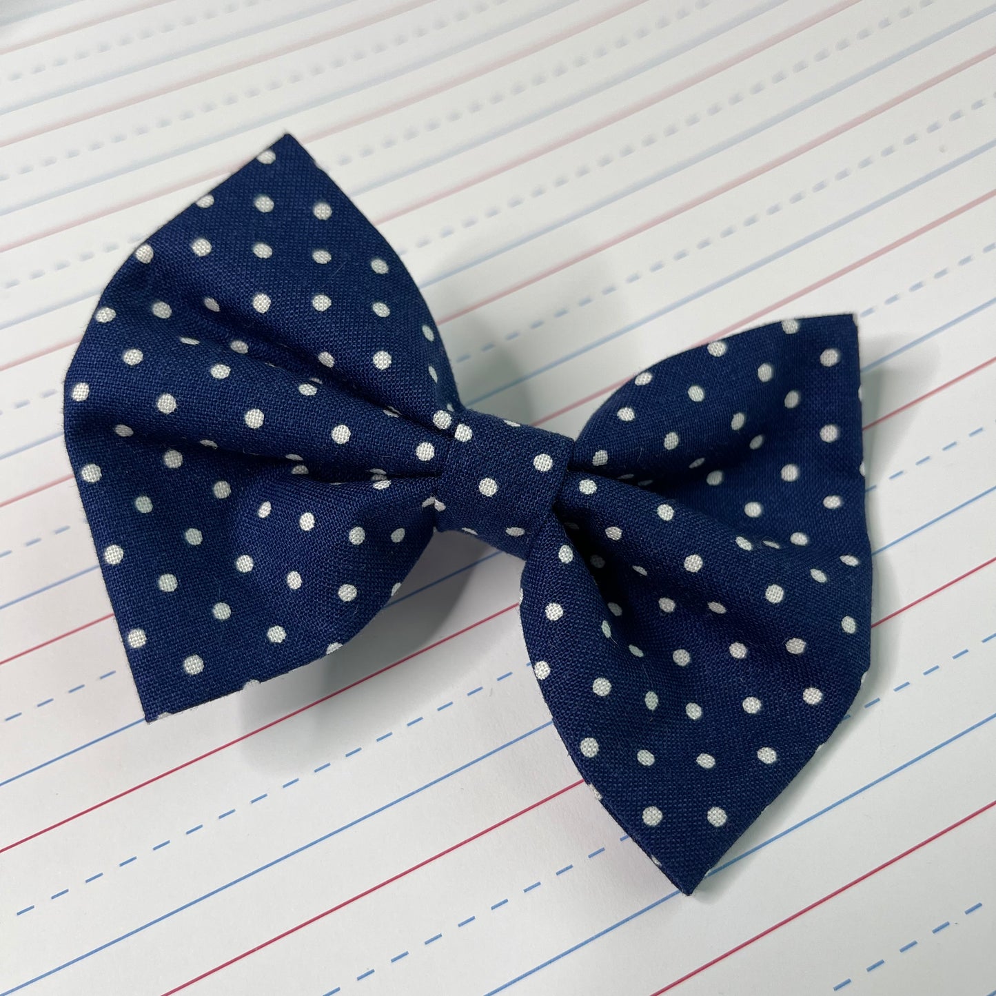Navy Blue regular bow