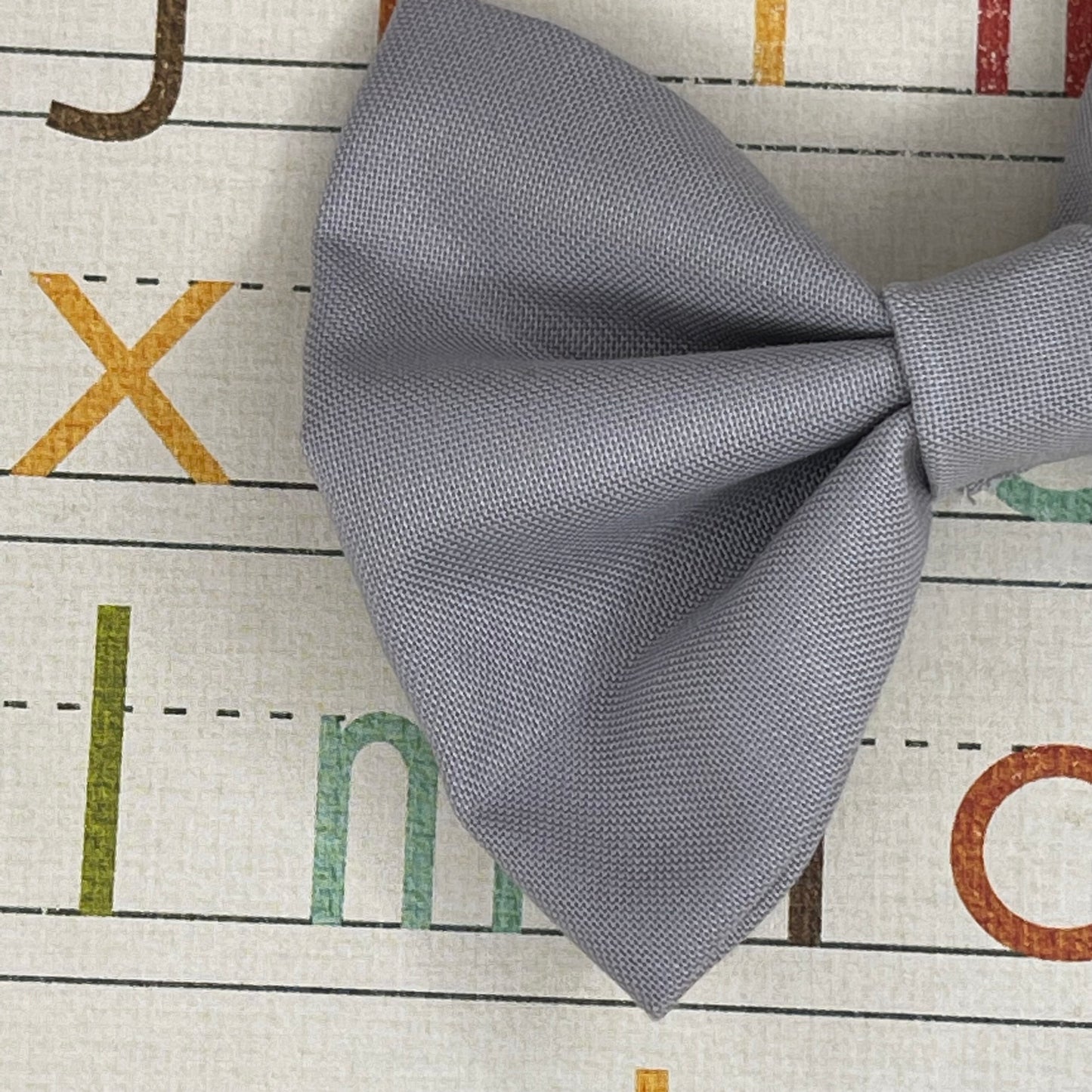 Gray regular bow