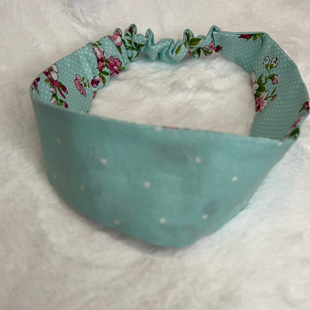 Flower headband reversible