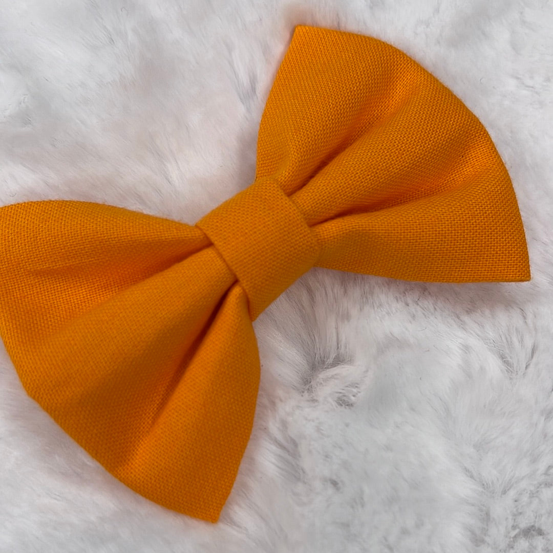Solid color baby bow