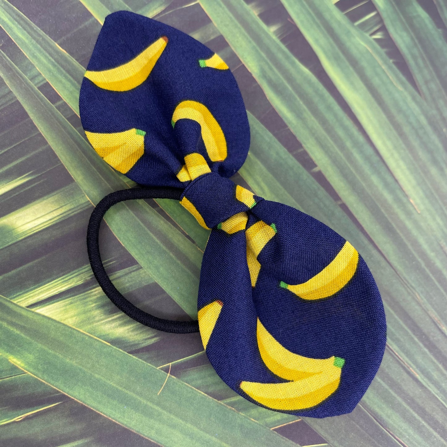 Banana hair tie bunny