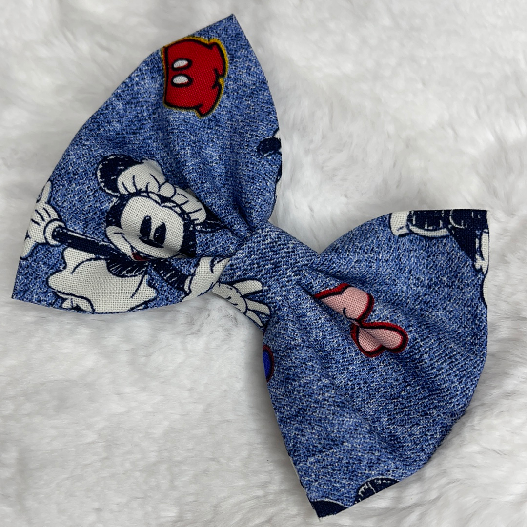 Mickey & Minnie Jean Regular Bow