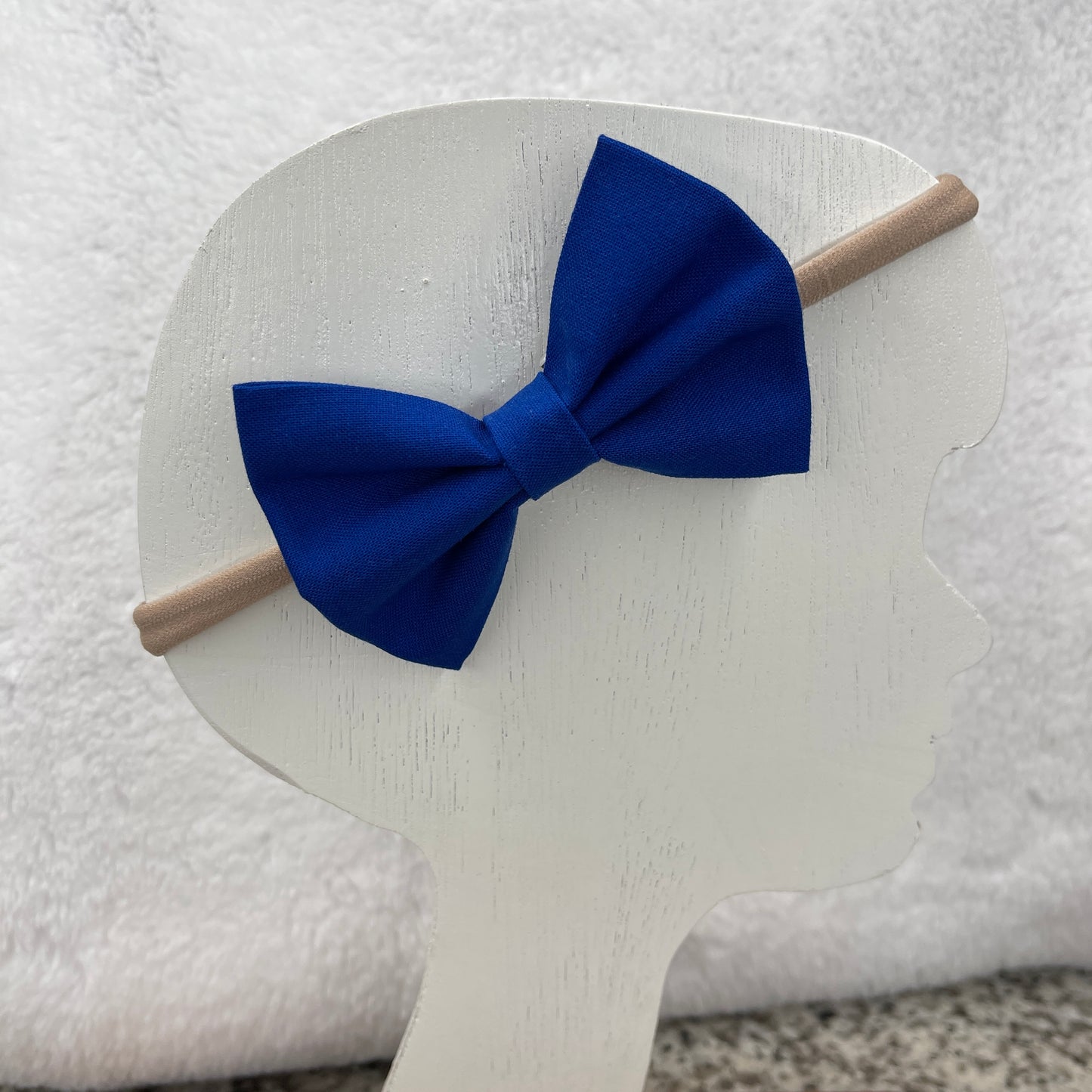 Blue Mini Bow Headband