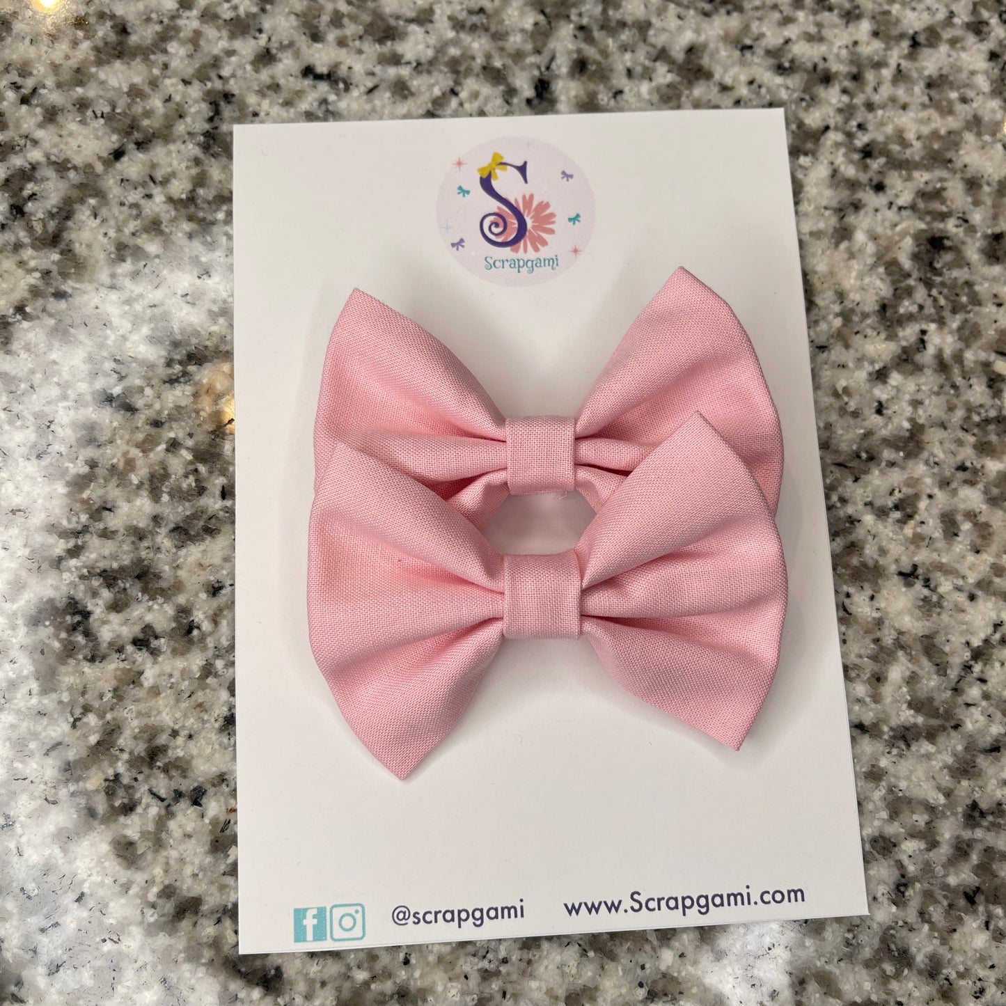 Set Mini bow Solid Color