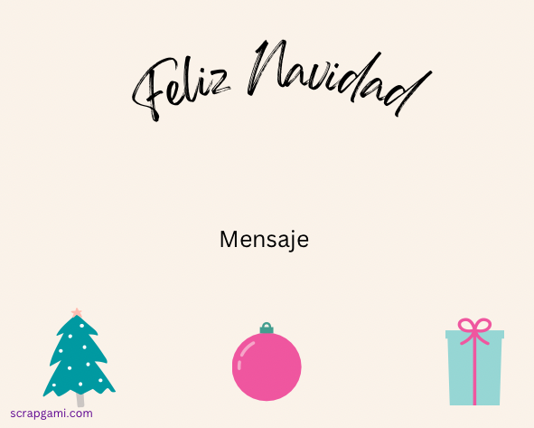 Feliz Navidad Greeting Card