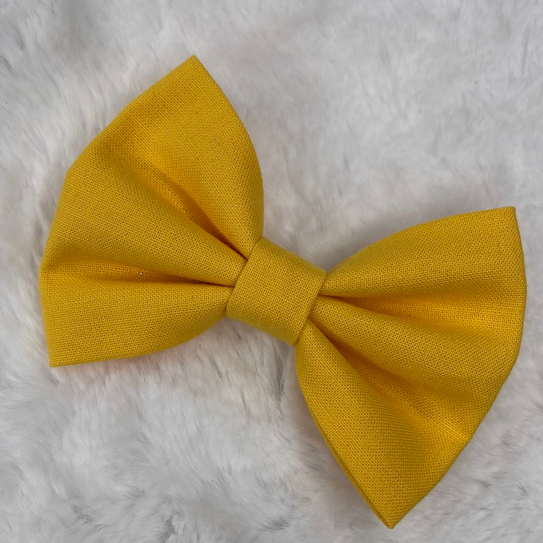 Solid color mini bow