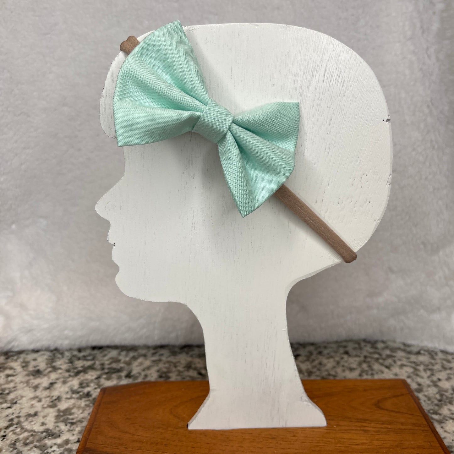 Teal Mini Bow Headband Baby