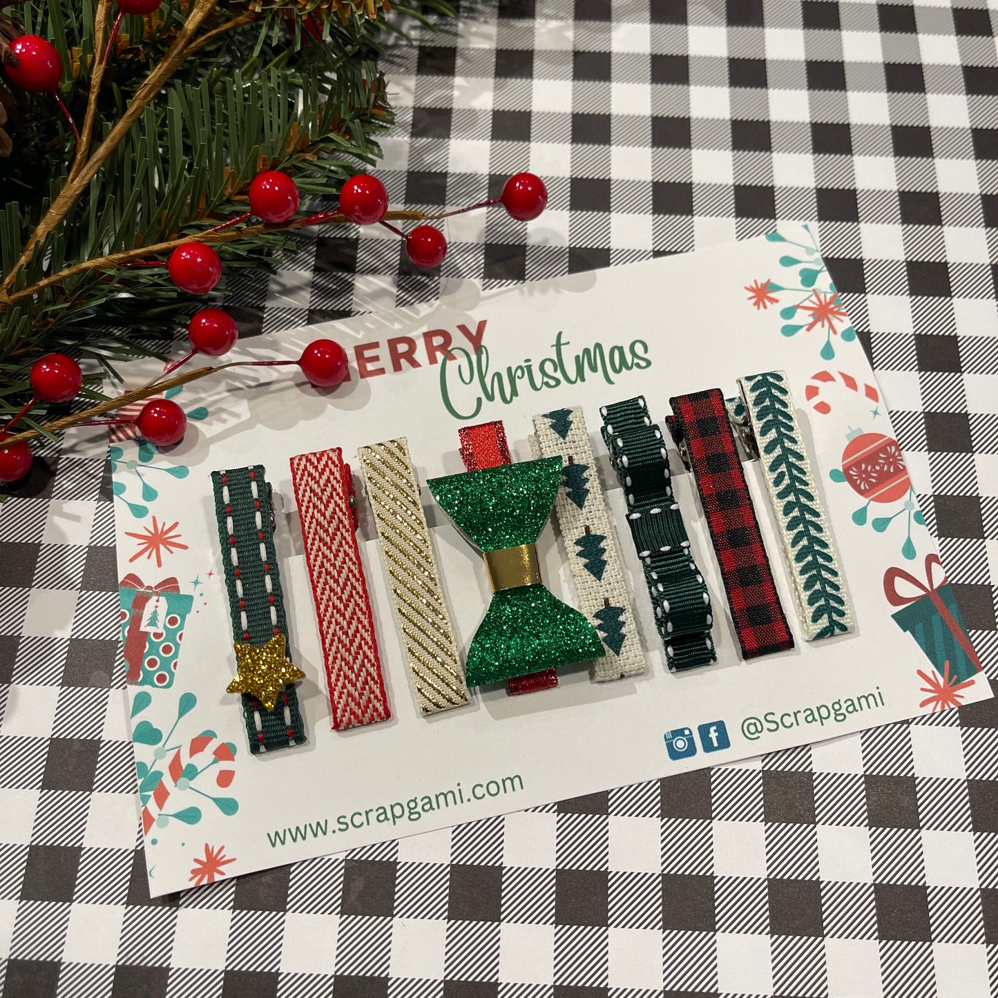 Christmas Hair Clips