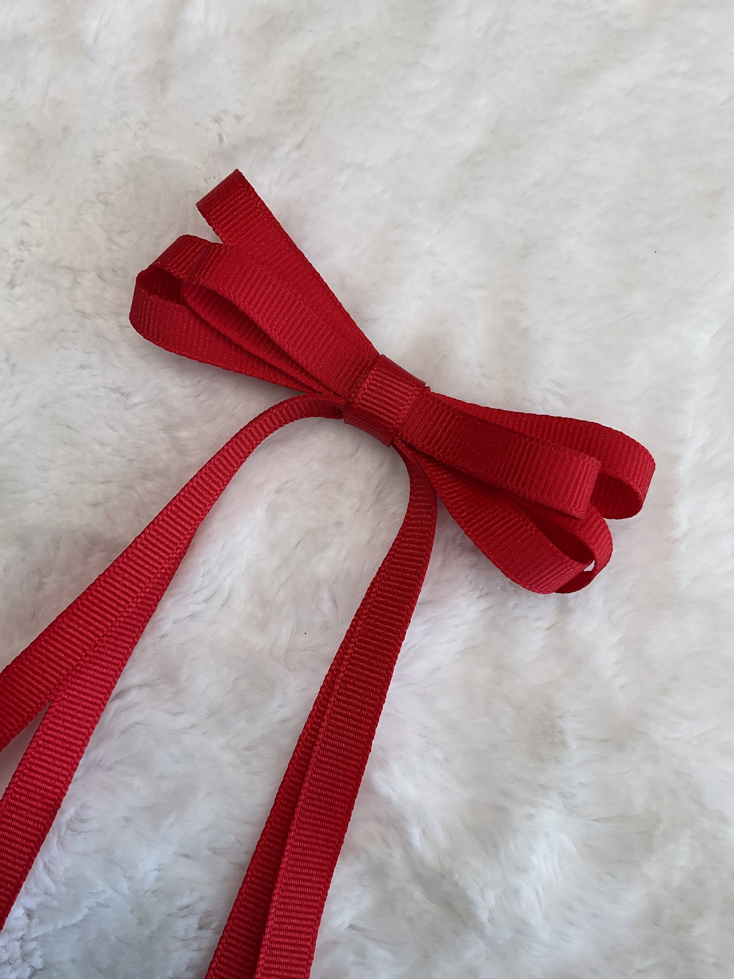 Red Daisy Bow