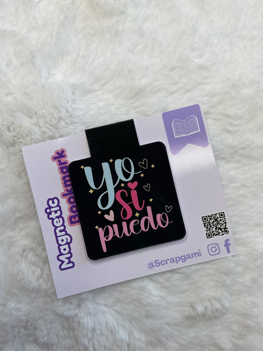 Yo si puedo Magnetic Bookmark