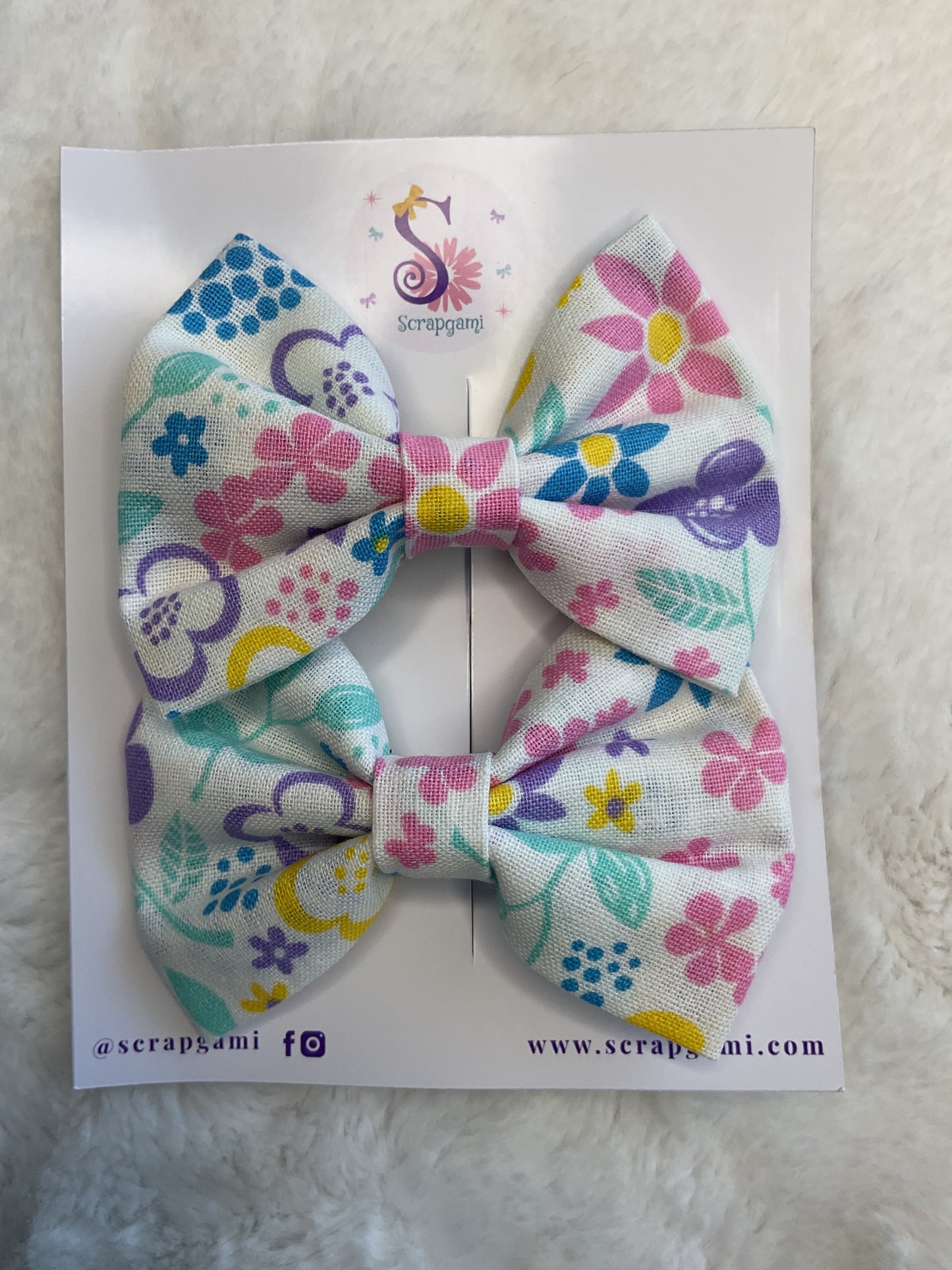 Flower Garden Mini Bow