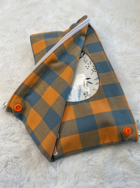 Personal Bag orange Check