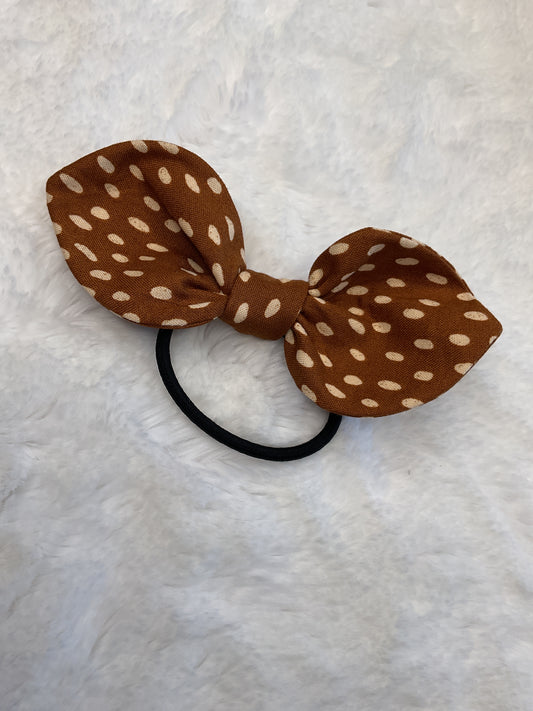 Brown Hair Tie Bunny