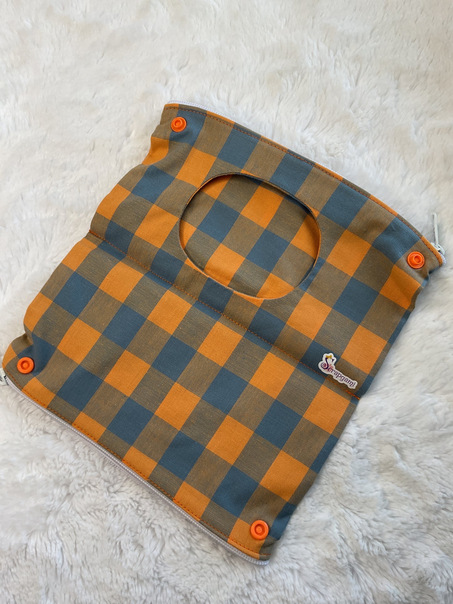 Personal Bag orange Check