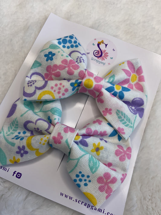 Flower Garden Mini Bow