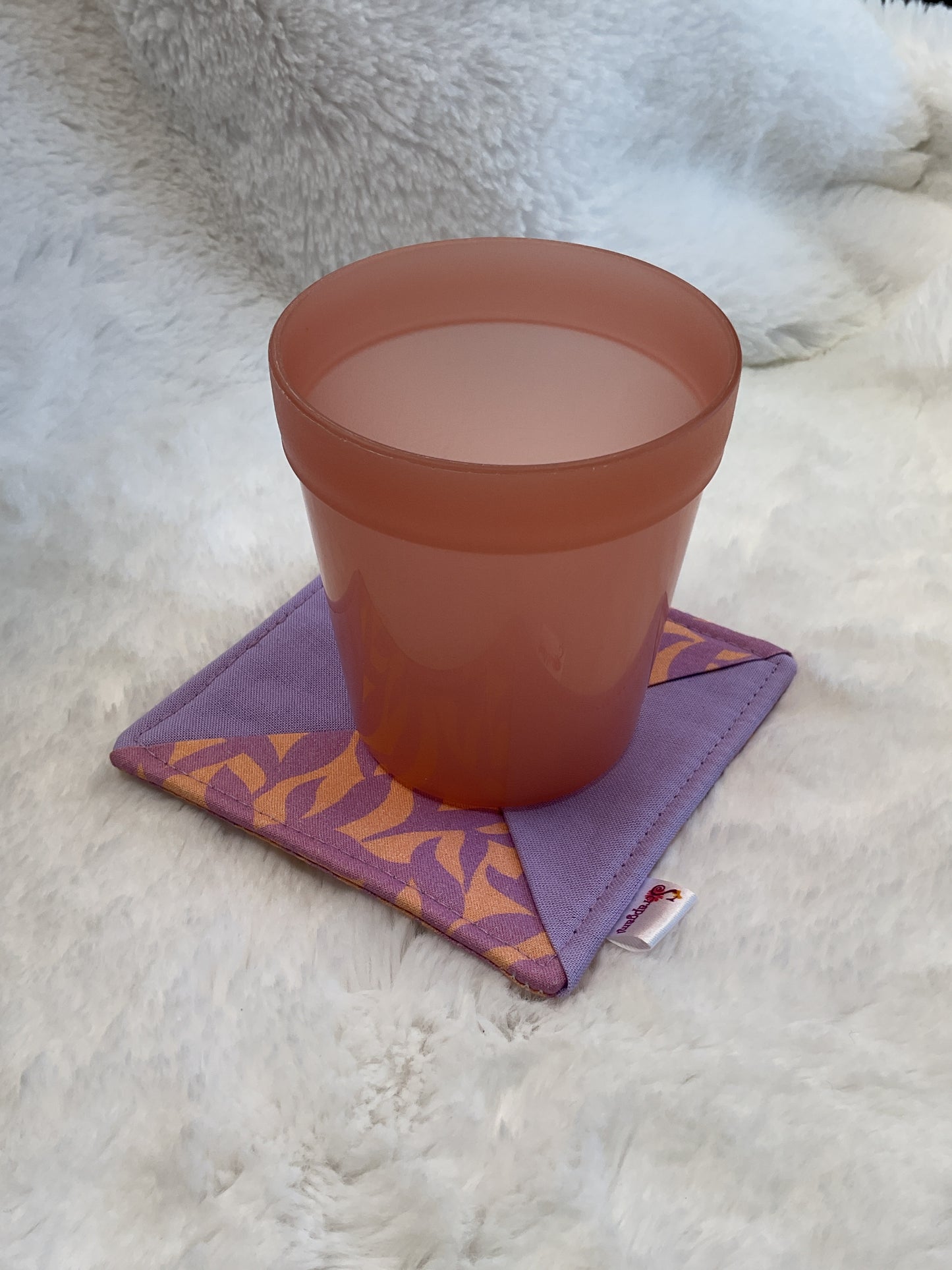 Purple coaster