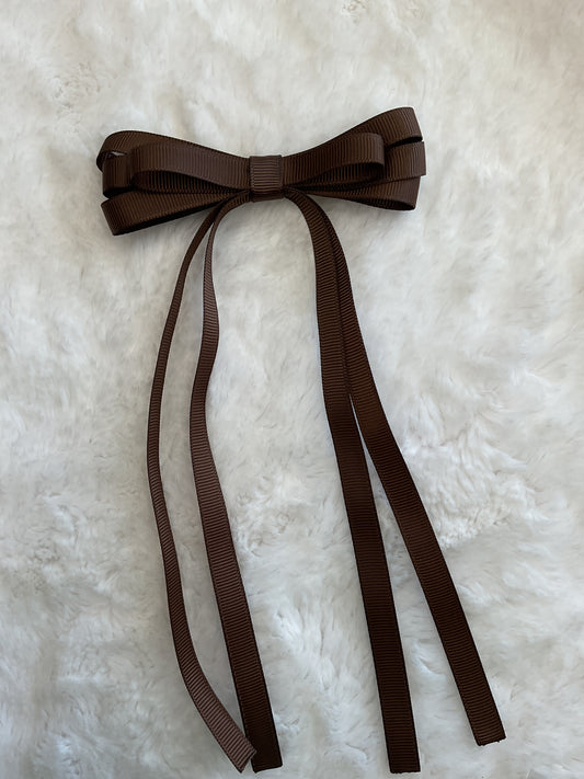 Brown Daisy Bow