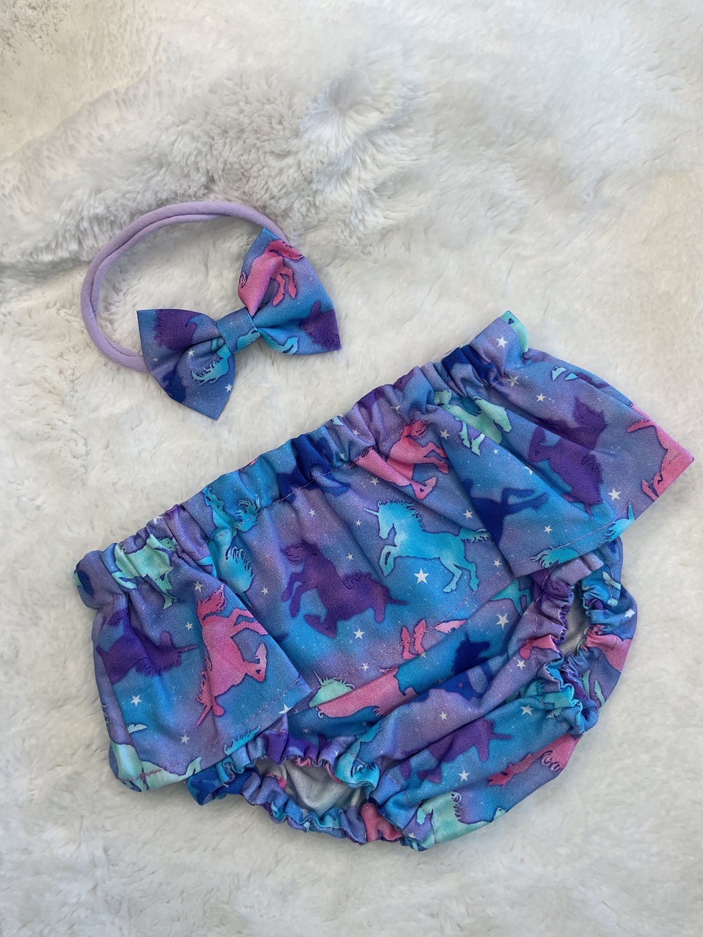 Unicorn Bloomer With Bow