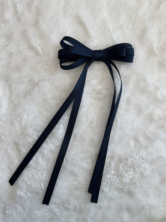 Blue Daisy Bow