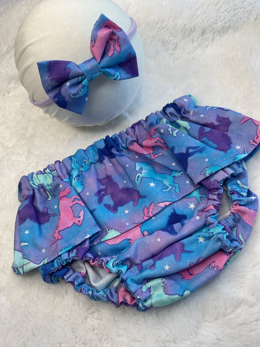 Unicorn Bloomer With Bow