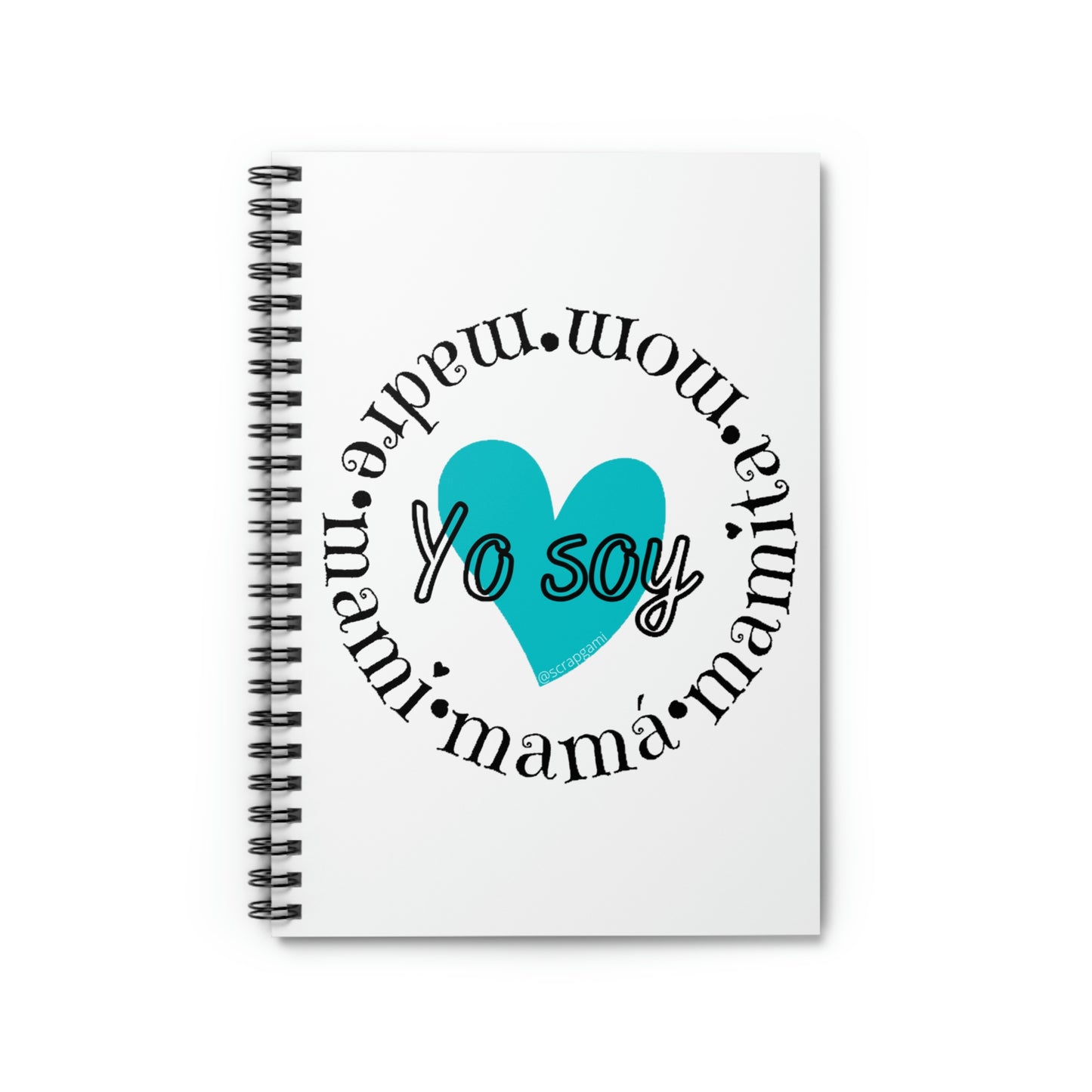 Yo soy aqua Spiral Notebook - Ruled Line