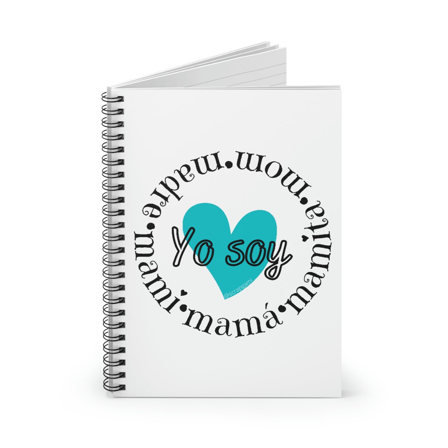 Yo soy aqua Spiral Notebook - Ruled Line