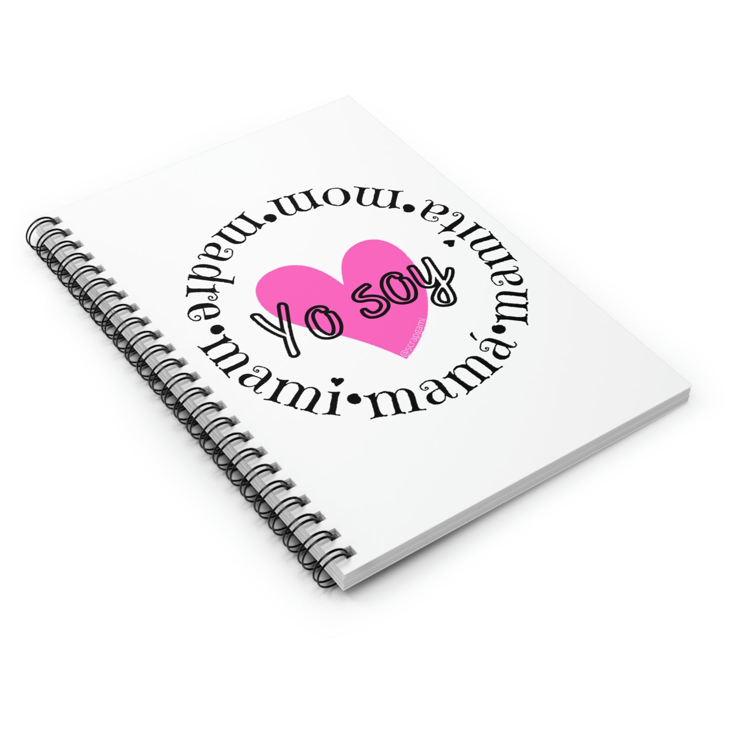 Yo soy Pink Spiral Notebook - Ruled Line
