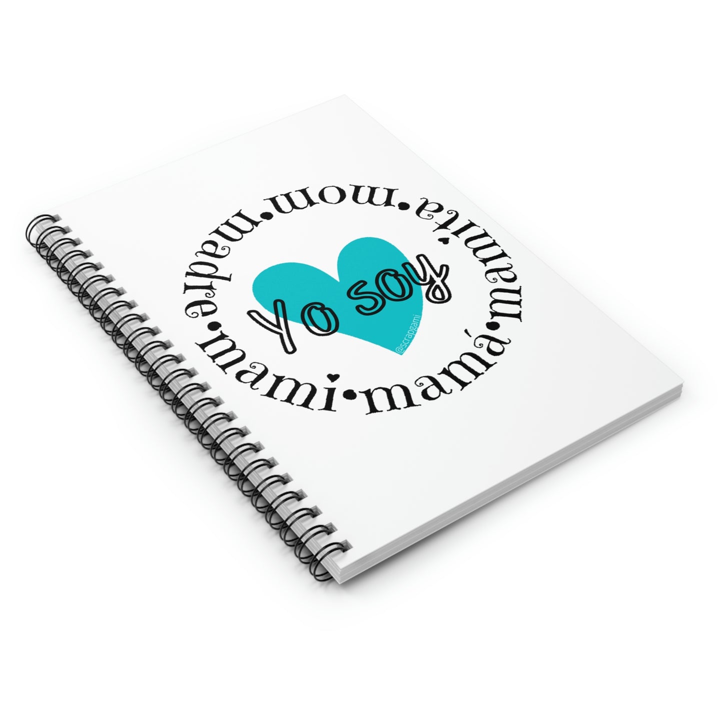 Yo soy aqua Spiral Notebook - Ruled Line