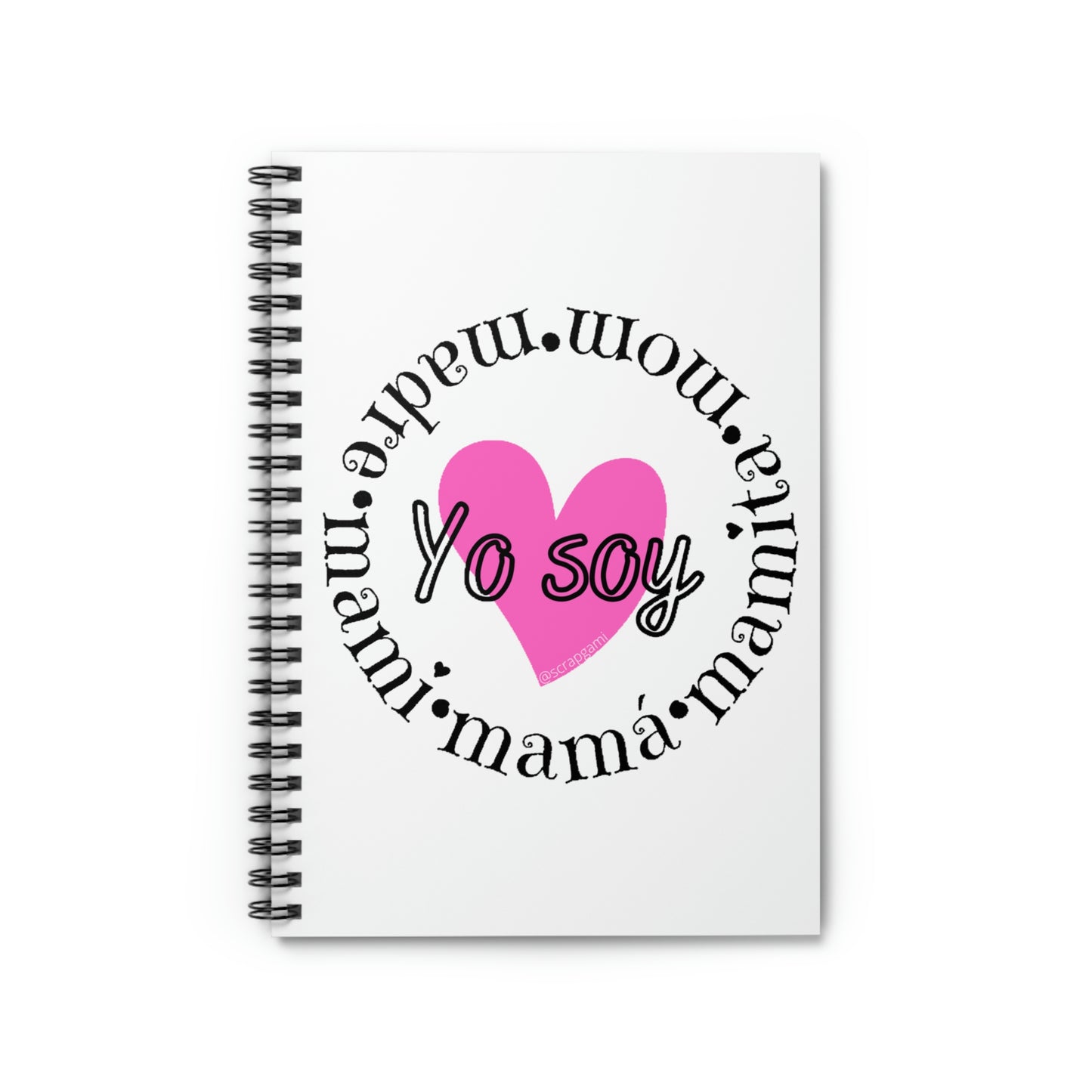 Yo soy Pink Spiral Notebook - Ruled Line
