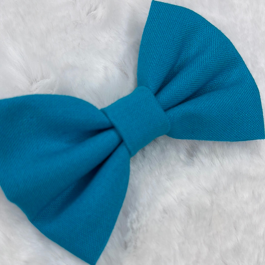 Solid color baby bow