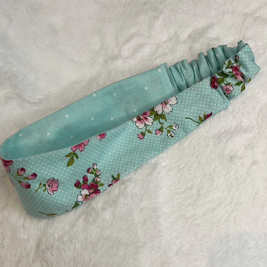 Flower headband reversible